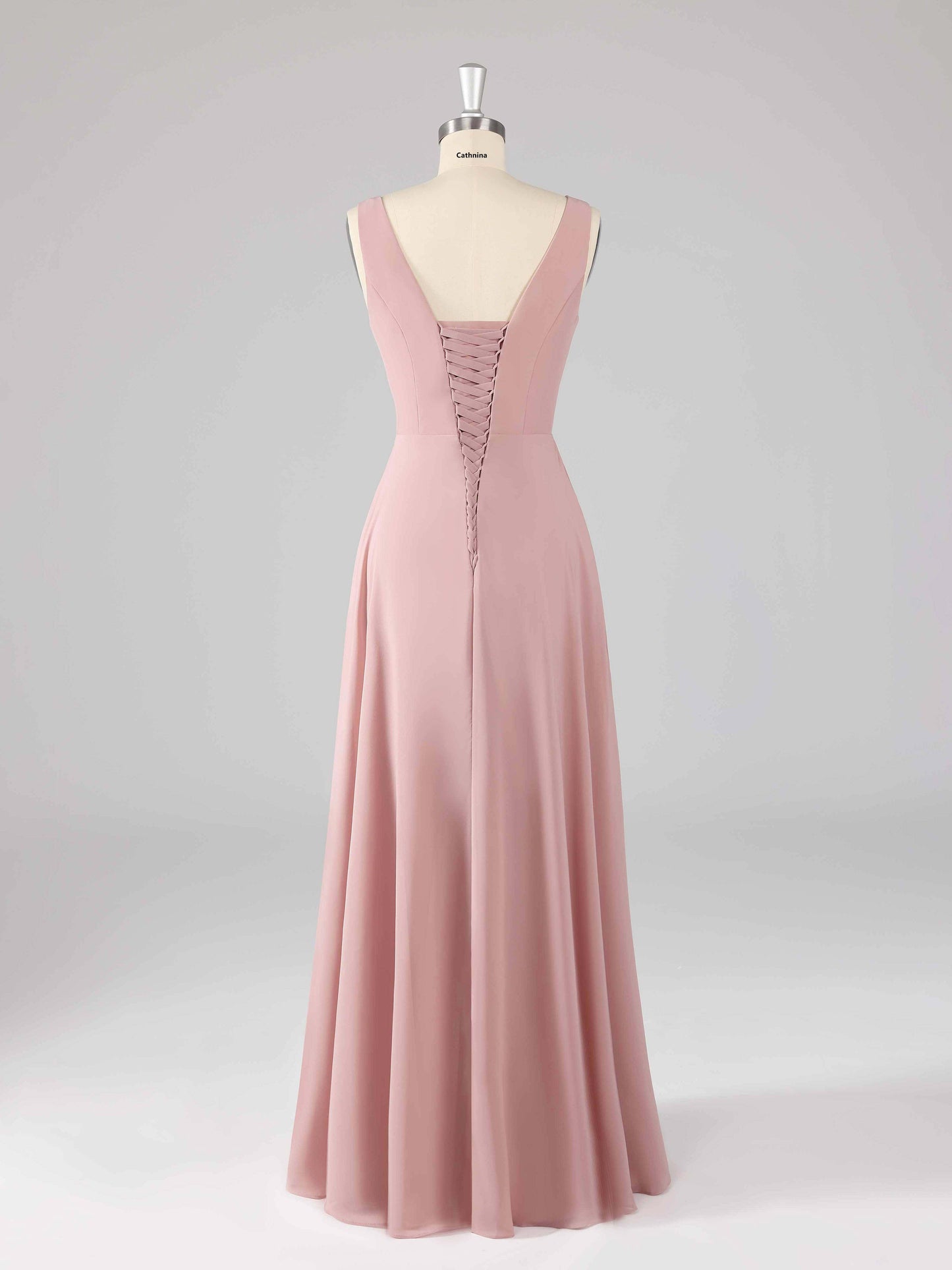 Lareina Trendy A-line Sleeveless Asymmetrical Bridesmaid Dresses