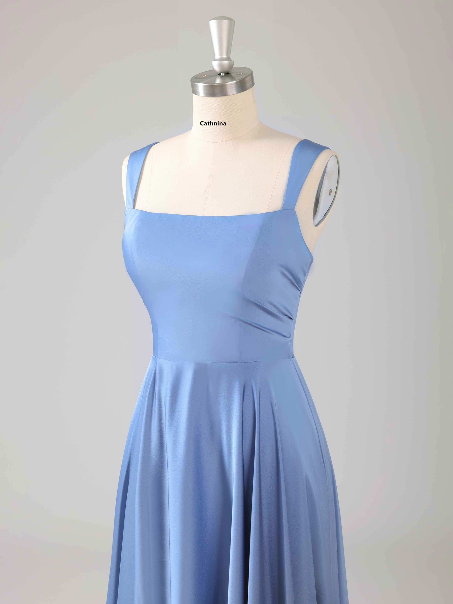 Lazara Square Neck Sleeveless A-line Bridesmaid Dresses
