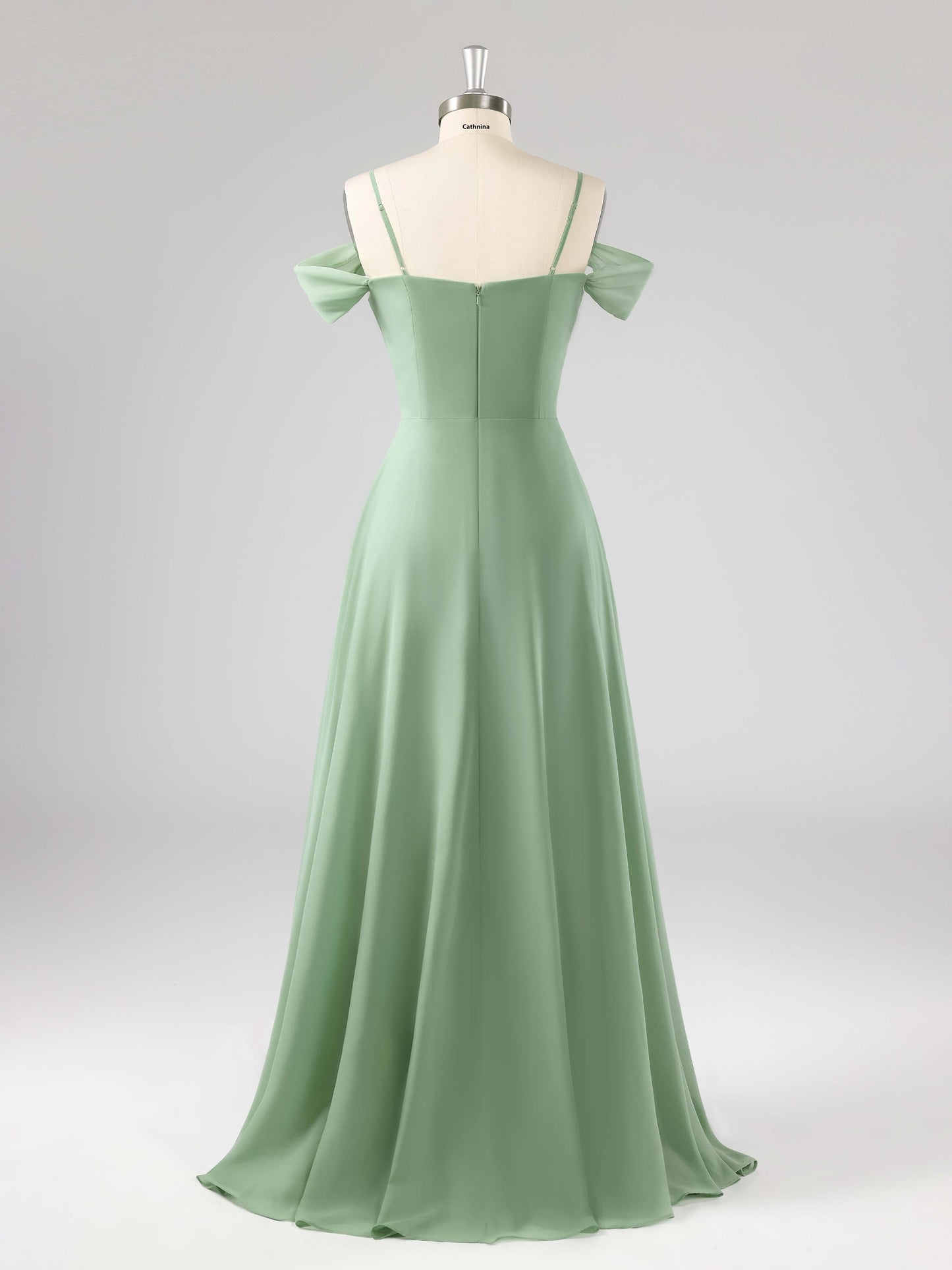 Lexie Classic Ruffles A-line Bridesmaid Dresses with Slit
