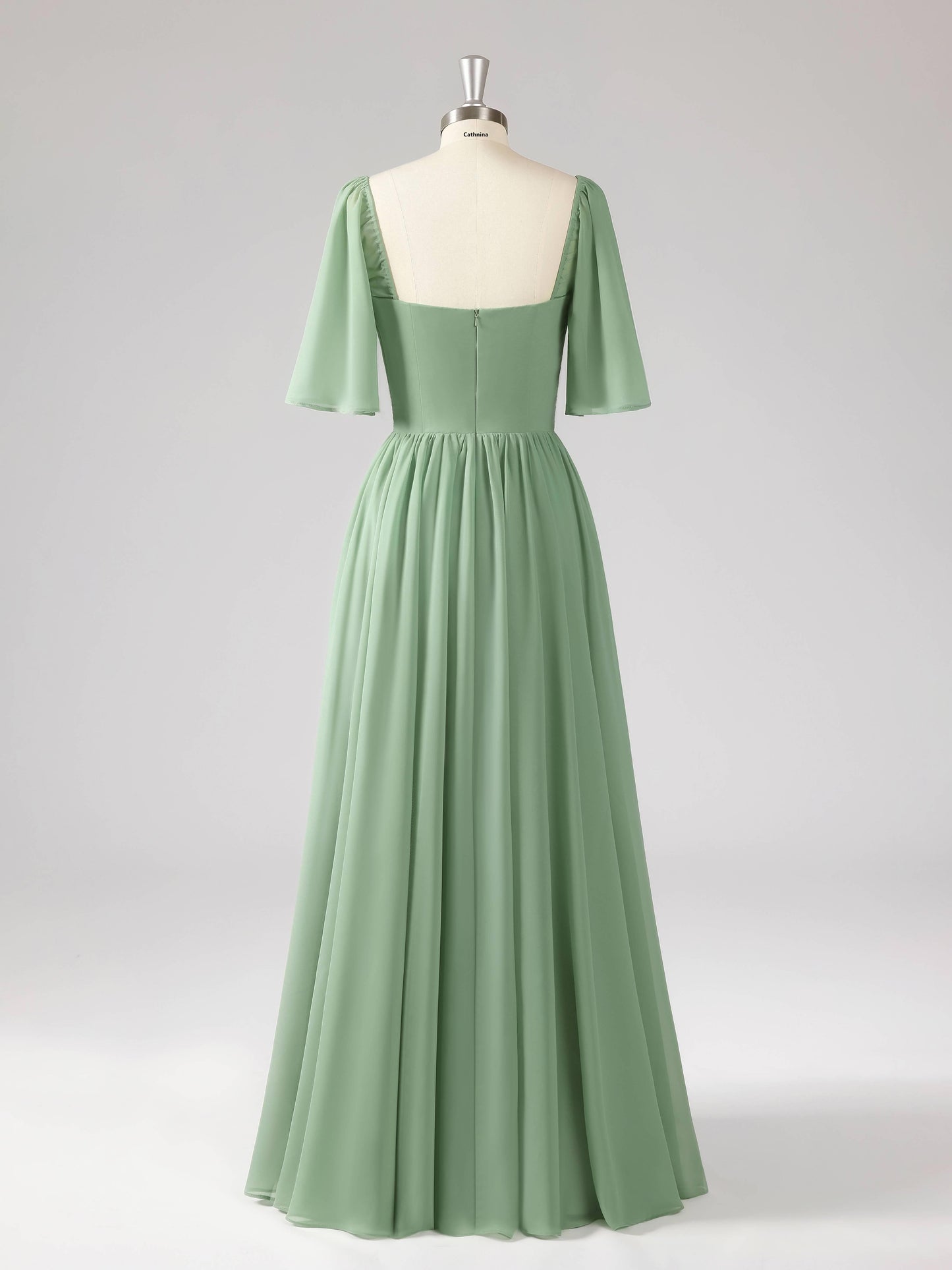 Liven Modern Sweetheart Floor Length Bridesmaid Dresses with Slit