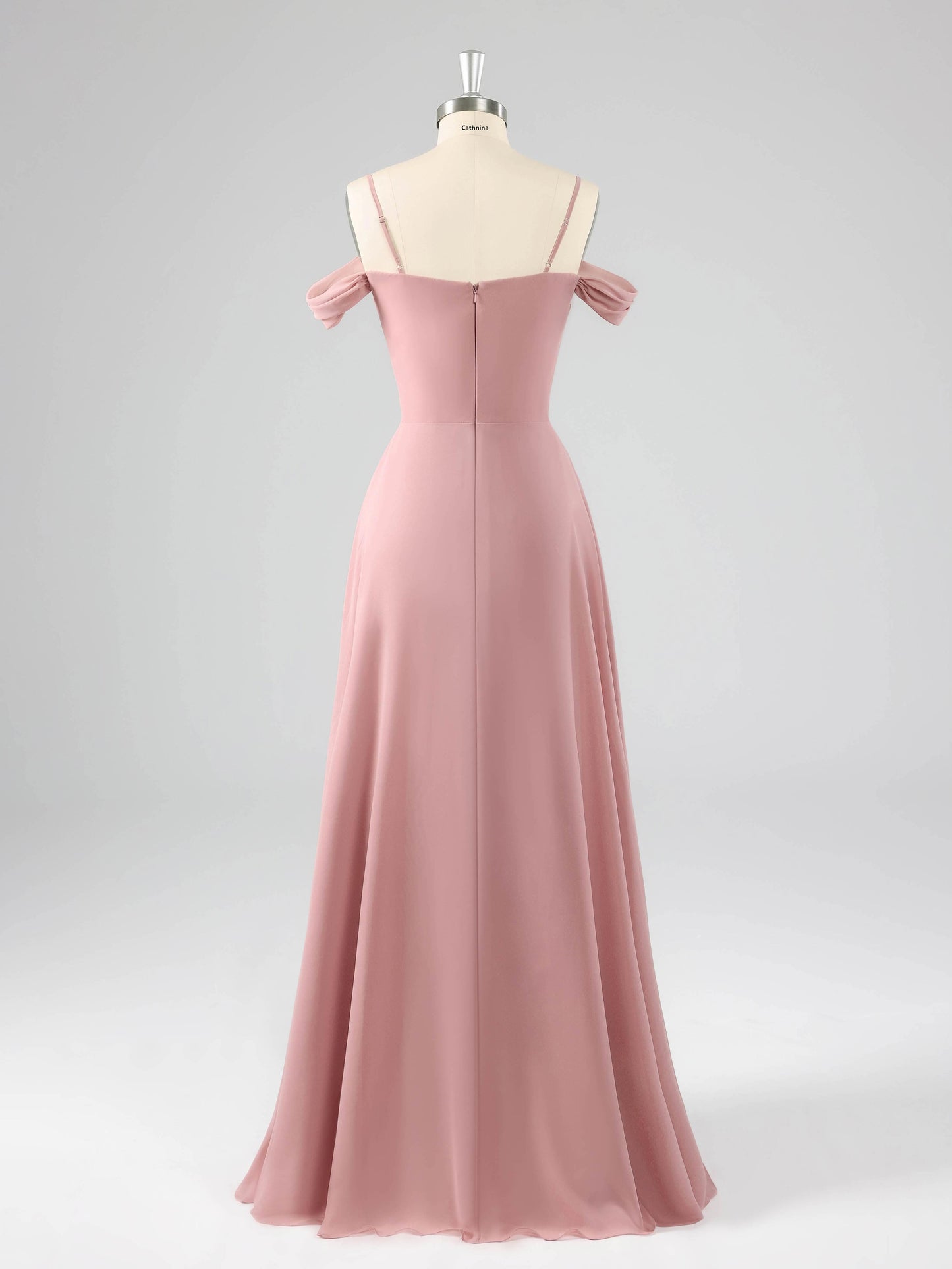 Livia Chic Off-The-Shoulder Ruffles A-line Bridesmaid Dresses