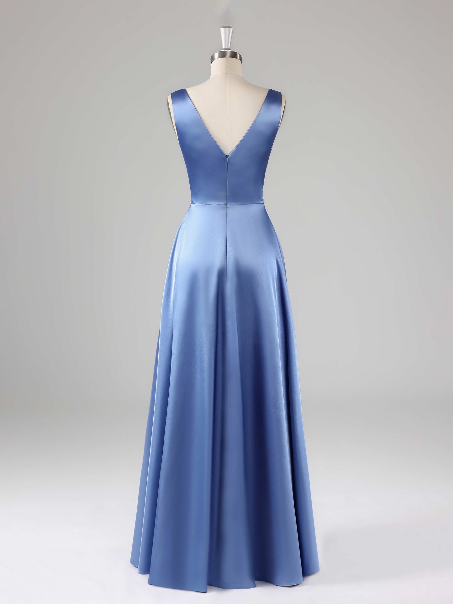 Lolly Chic V-Neck Sleeveless Ruffles A-line Bridesmaid Dresses