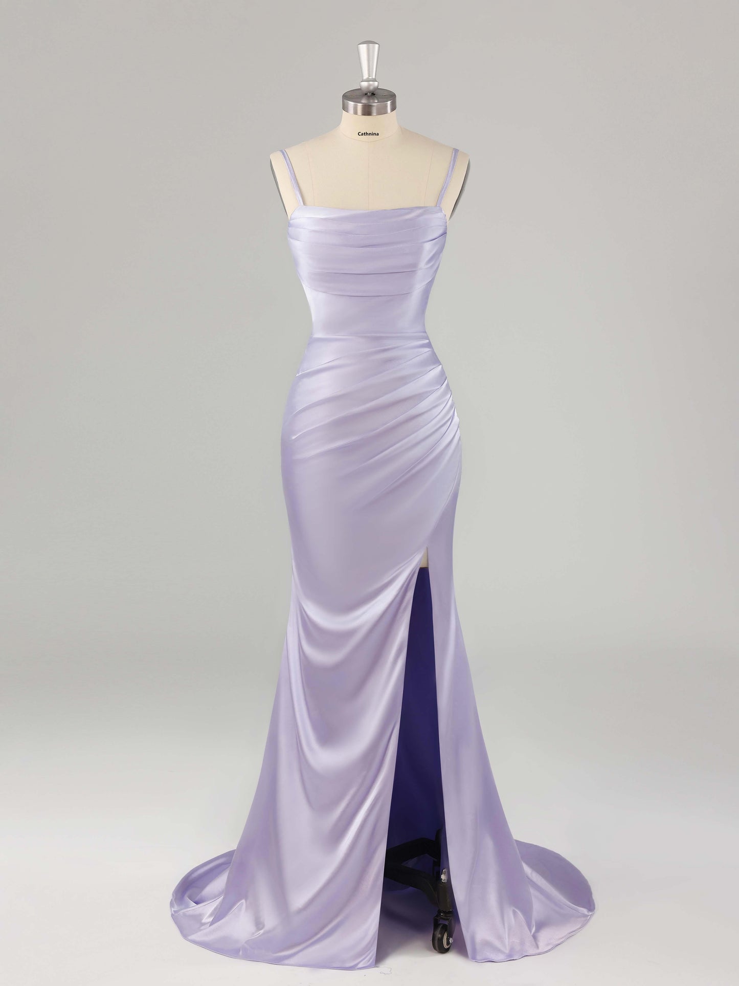 Loretta Sexy Square Long Mermaid Bridesmaid Dresses with Slit