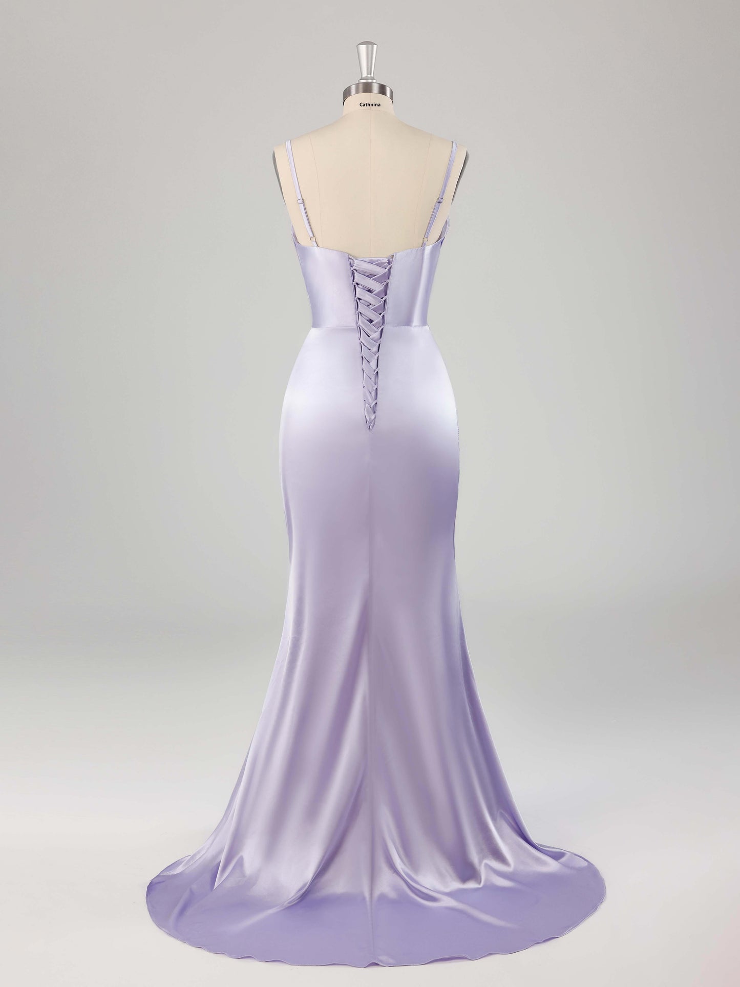 Loretta Sexy Square Long Mermaid Bridesmaid Dresses with Slit