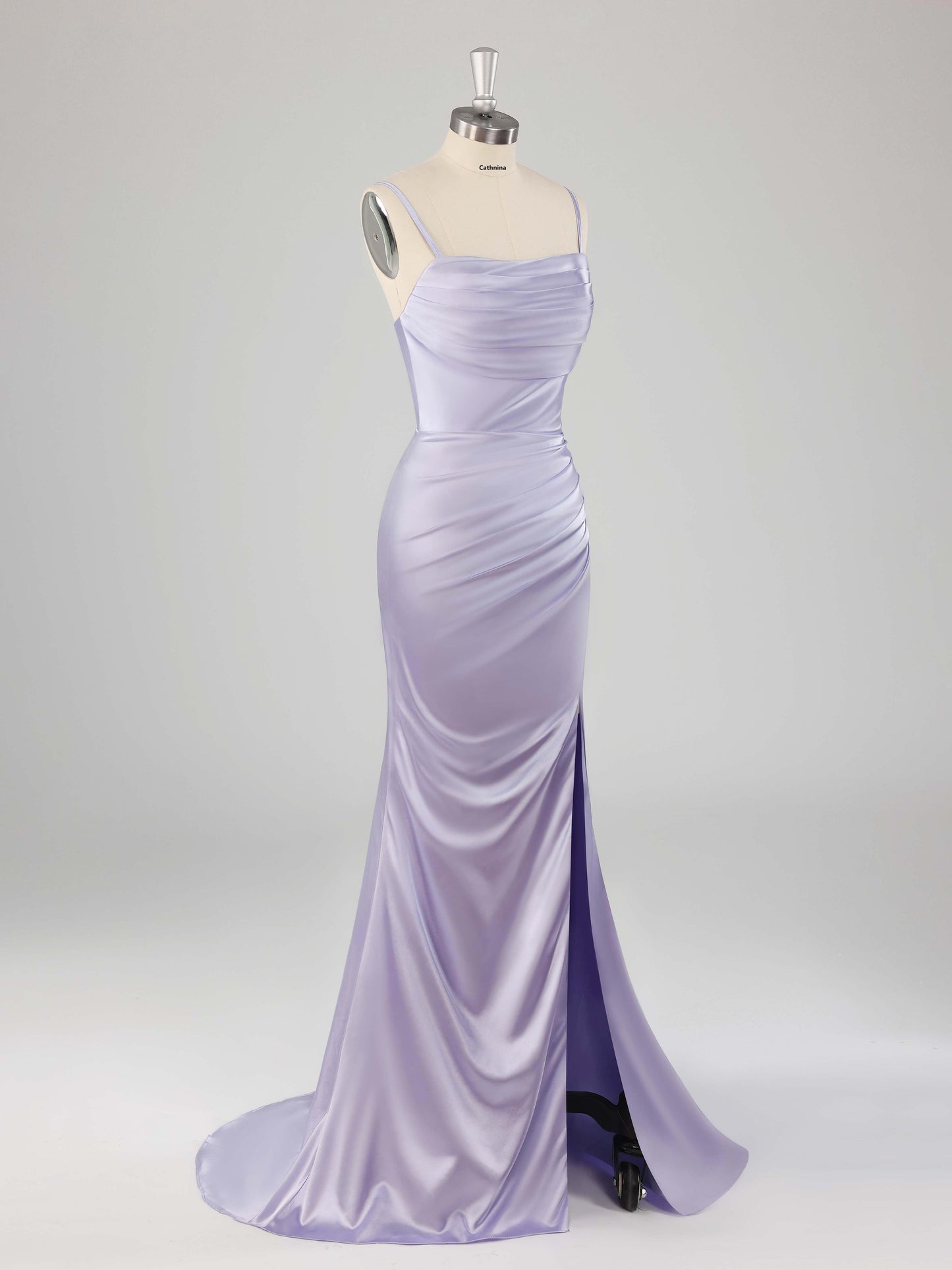 Loretta Sexy Square Long Mermaid Bridesmaid Dresses with Slit