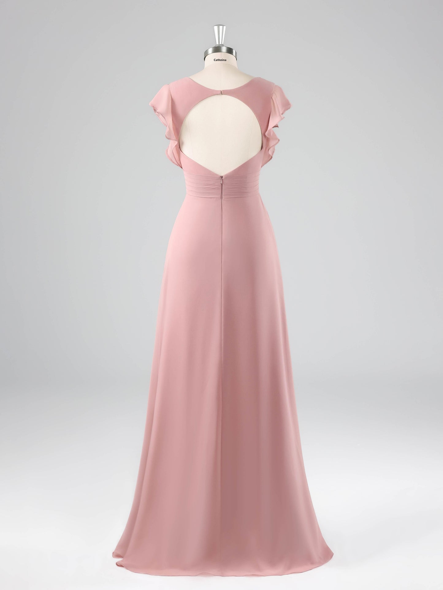 Lucille Modern V-Neck A-line Chiffon Bridesmaid Dresses