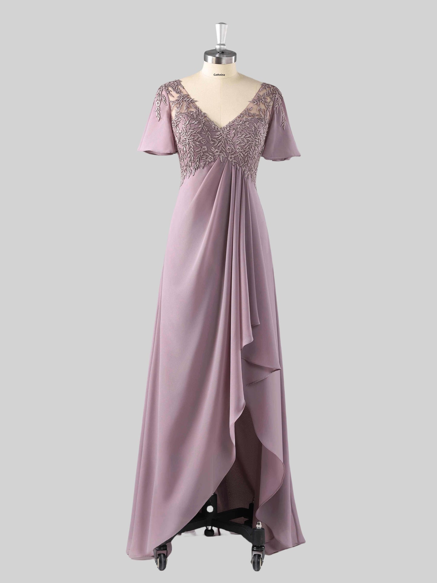 Maret Stylish V-Neck Asymmetrical Mother of the Bride Dresses