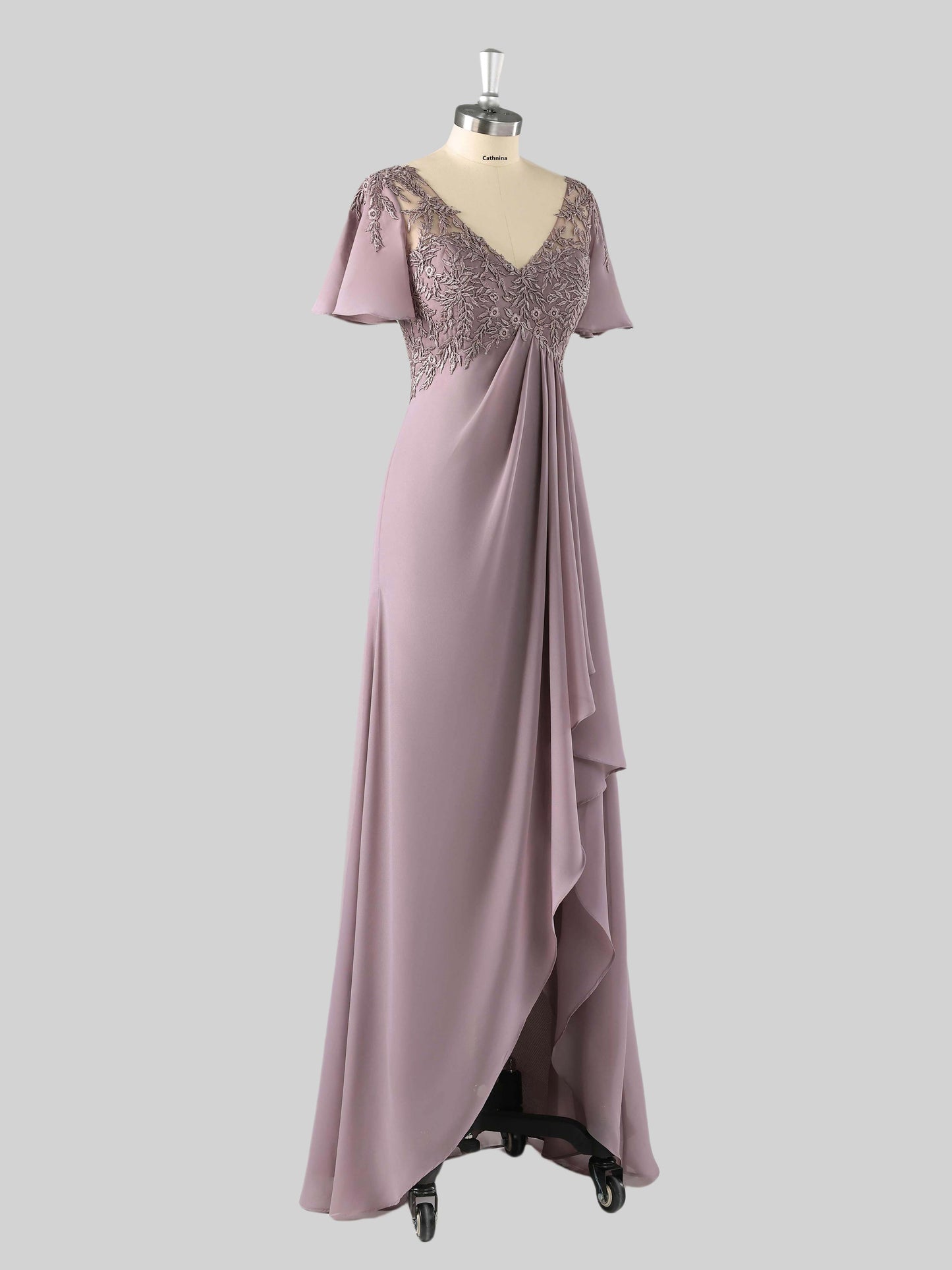 Maret Stylish V-Neck Asymmetrical Mother of the Bride Dresses