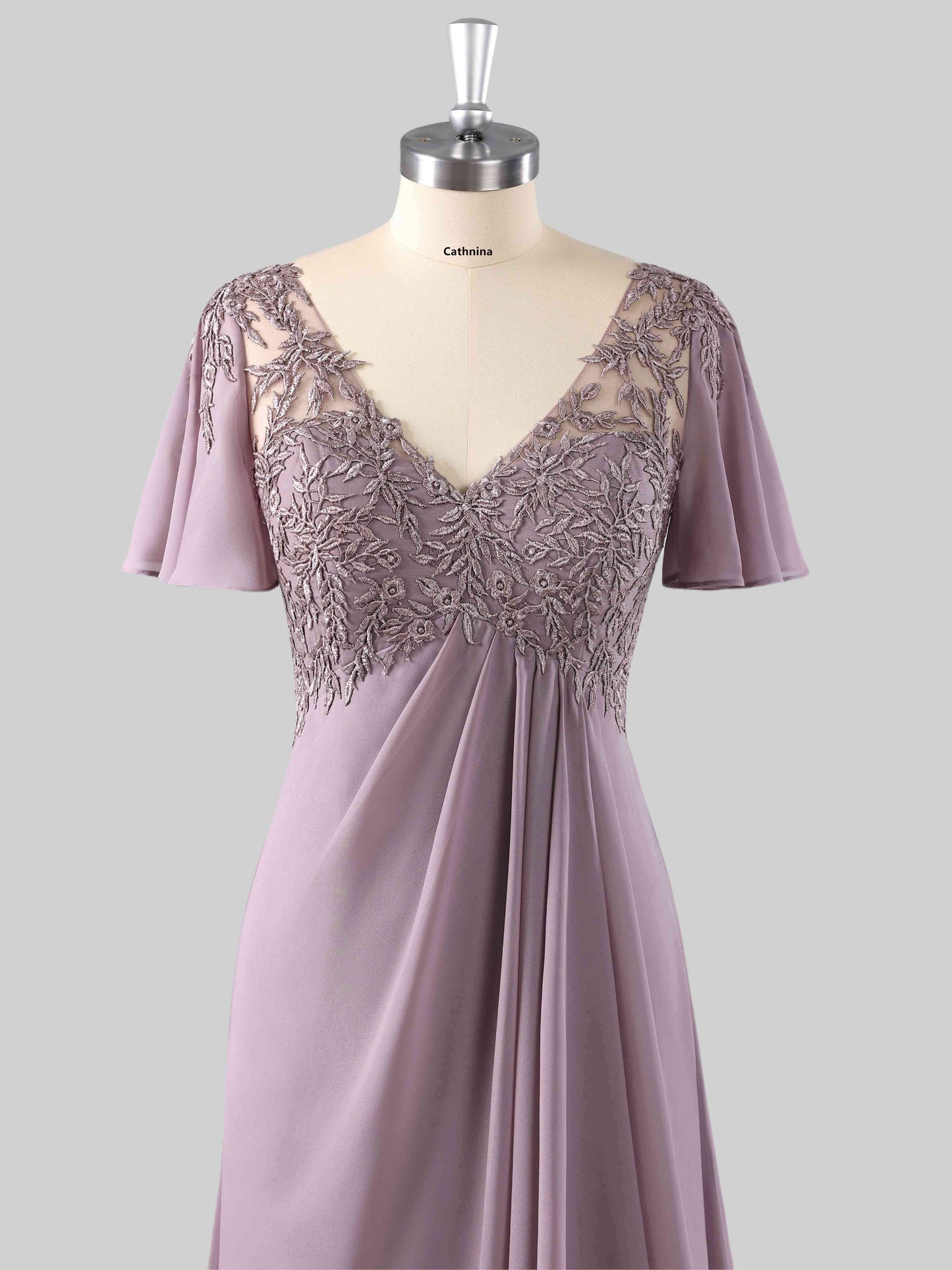 Maret Stylish V-Neck Asymmetrical Mother of the Bride Dresses