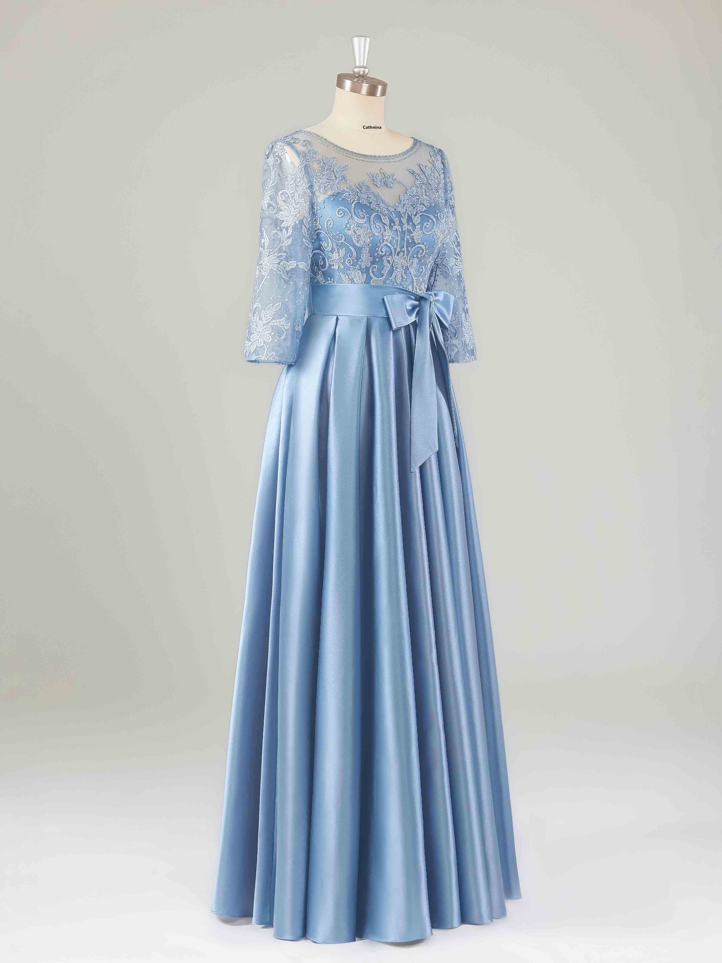 Matilda Graceful Illusion Neckline Mother of the Bride Dresses