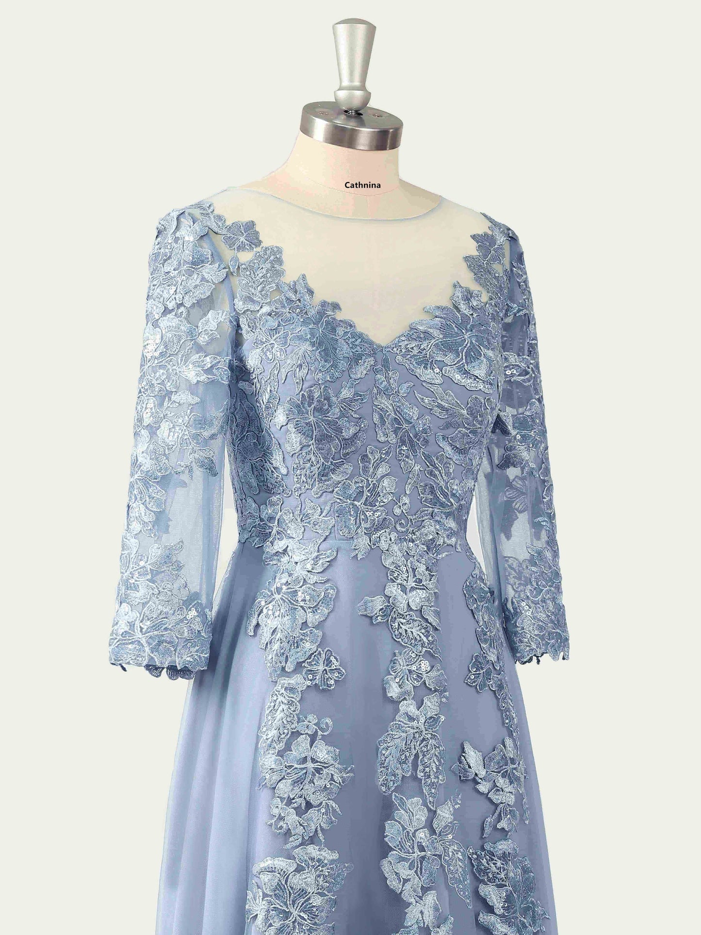 Maura Elegant Lace Appliqued A-line Mother of the Bride Dresses