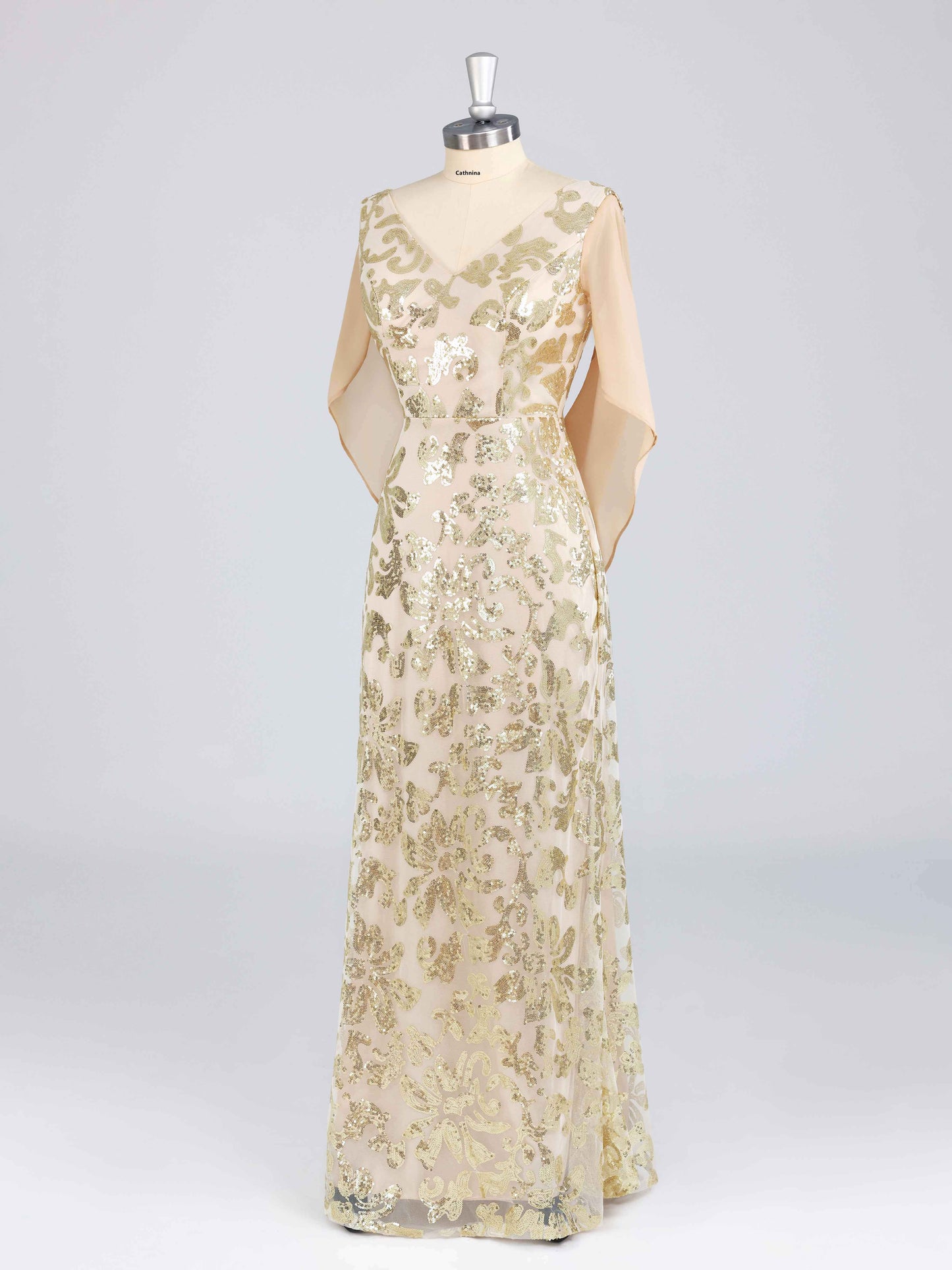 Meira Graceful Off the Shoulder Sequins Mother of the Bride Dresses