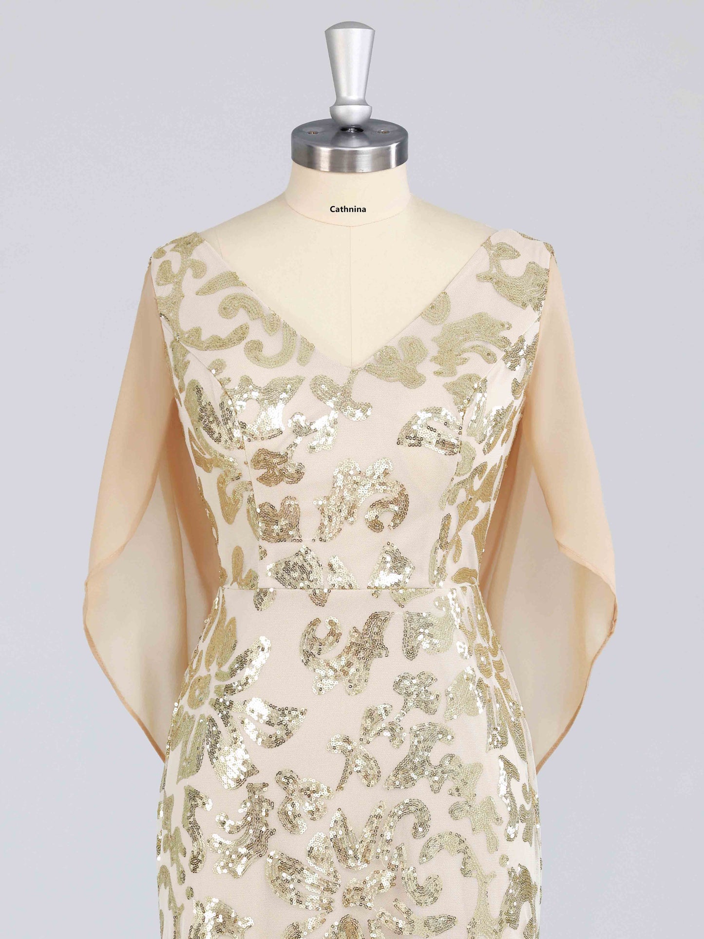 Meira Graceful Off the Shoulder Sequins Mother of the Bride Dresses