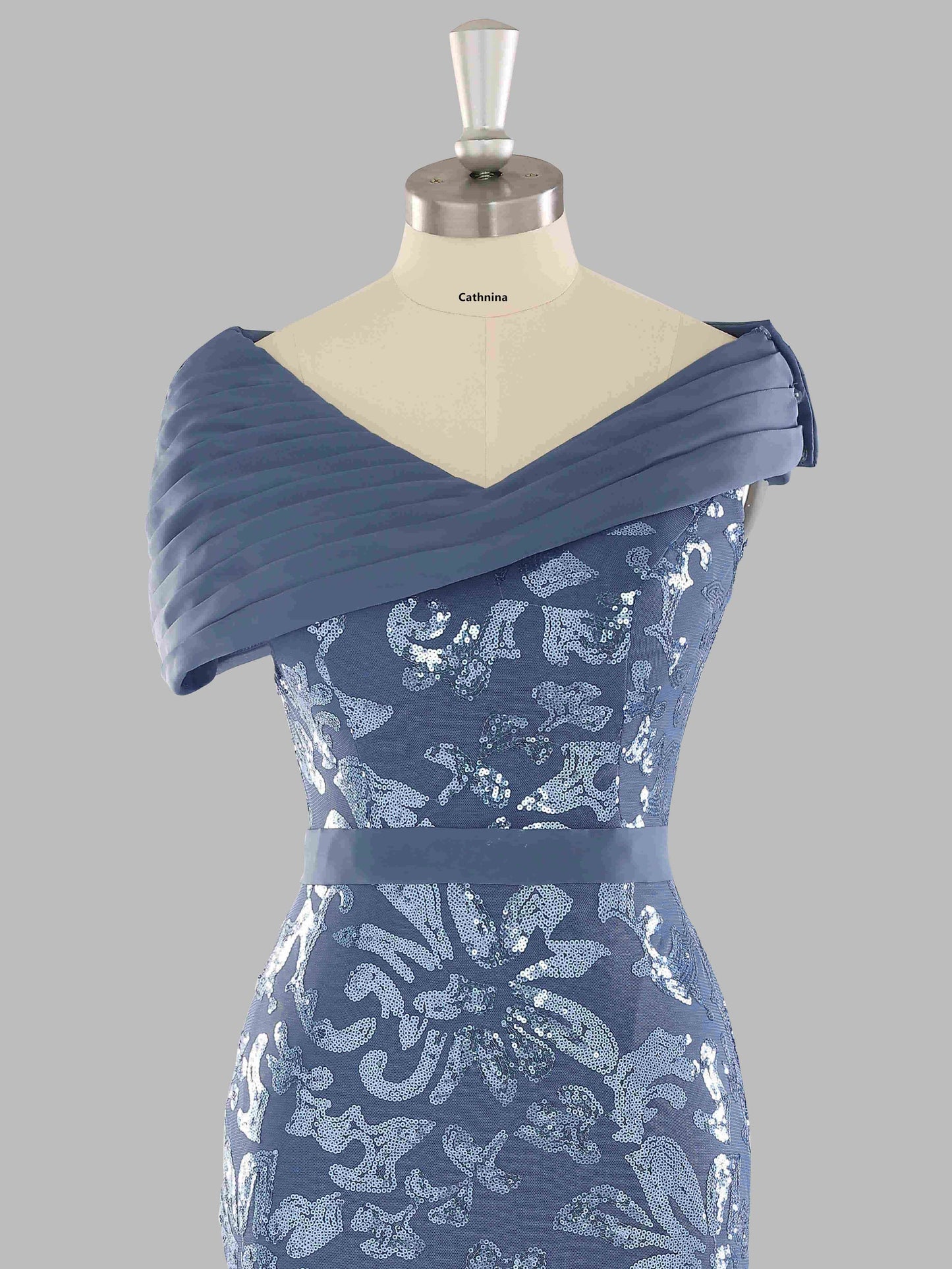 Meredith Stunning Sequins Appliqued Mother of the Bride Dresses