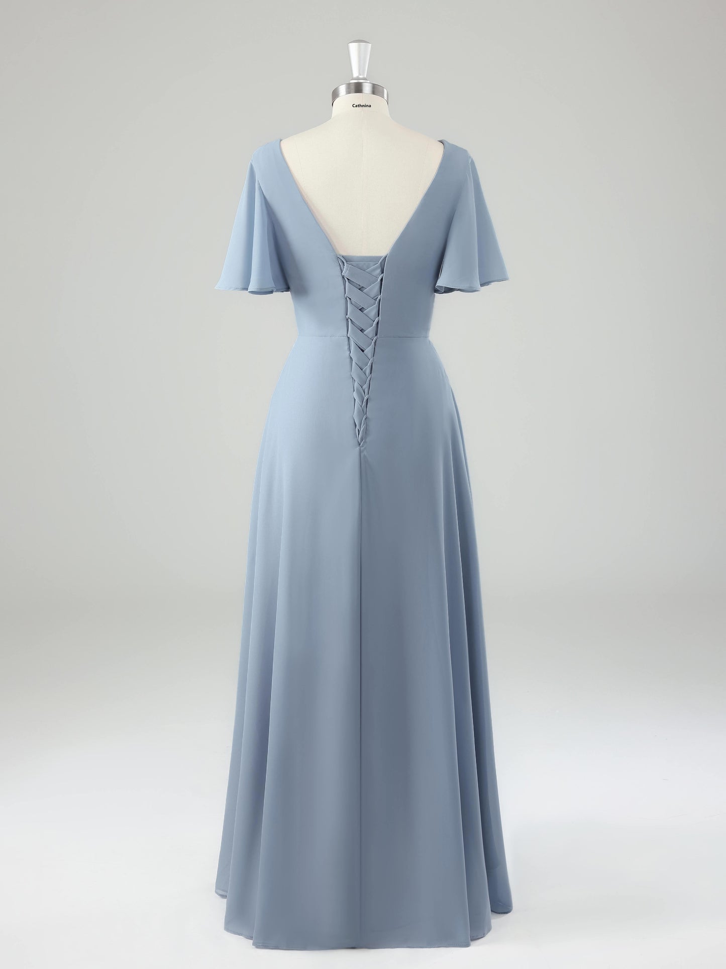Miona Unique V-Neck Asymmetrical Mother of the Bride Dresses