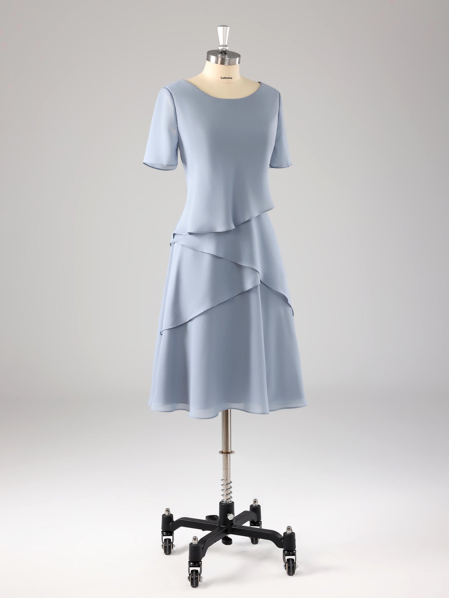 Molan Elegant Tiered A-line Chiffon Mother Of The Bride Dresses