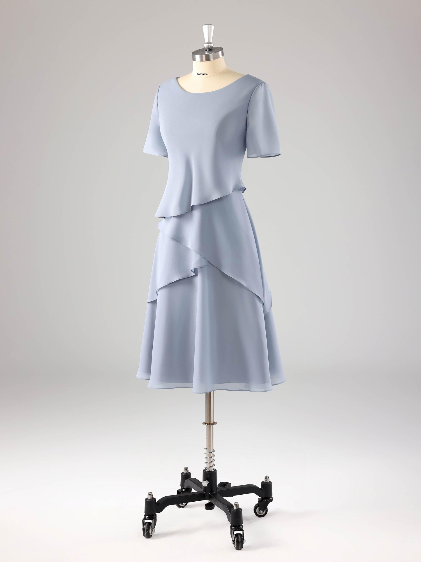 Molan Elegant Tiered A-line Chiffon Mother Of The Bride Dresses