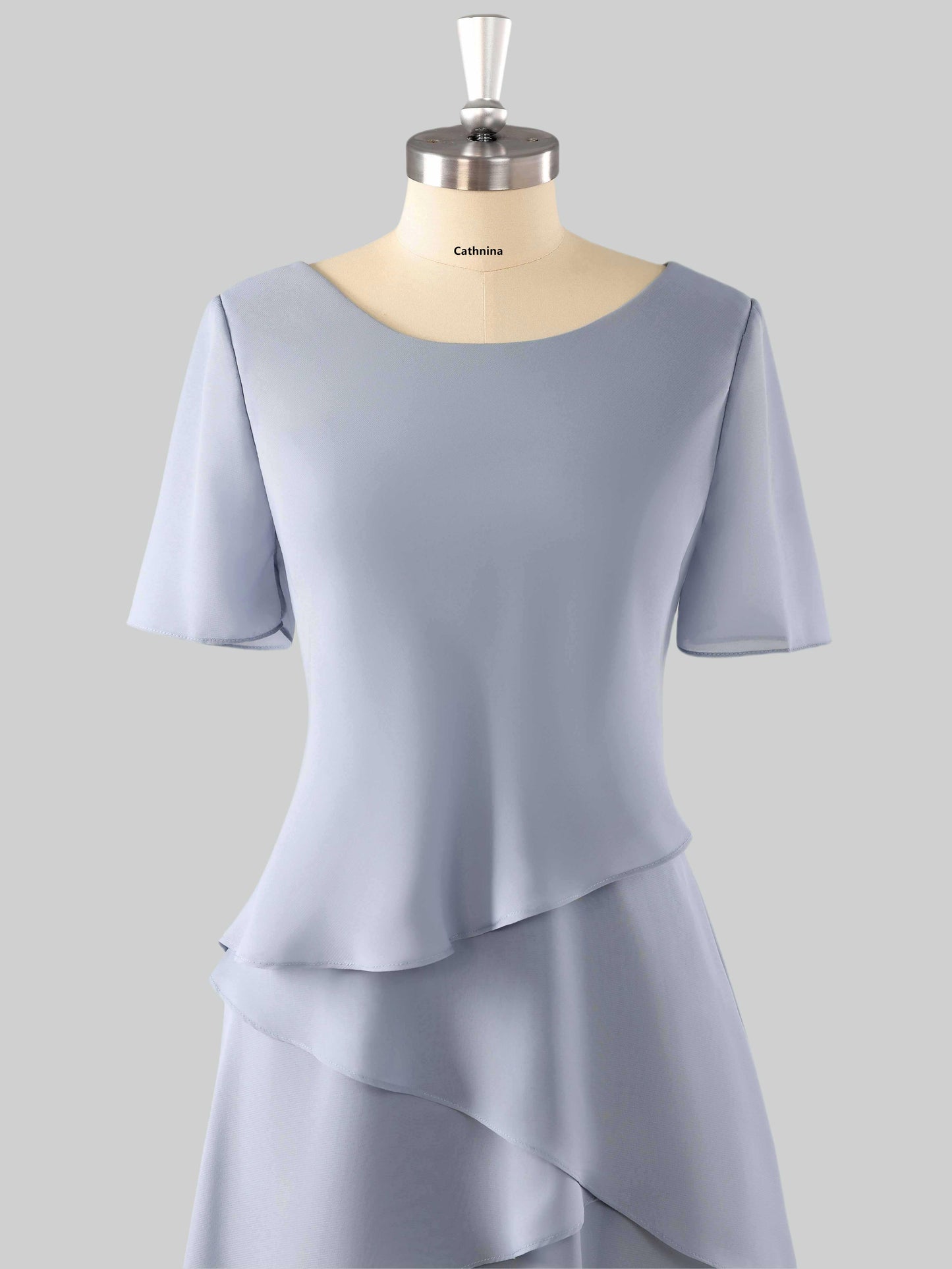 Molan Elegant Tiered A-line Chiffon Mother Of The Bride Dresses