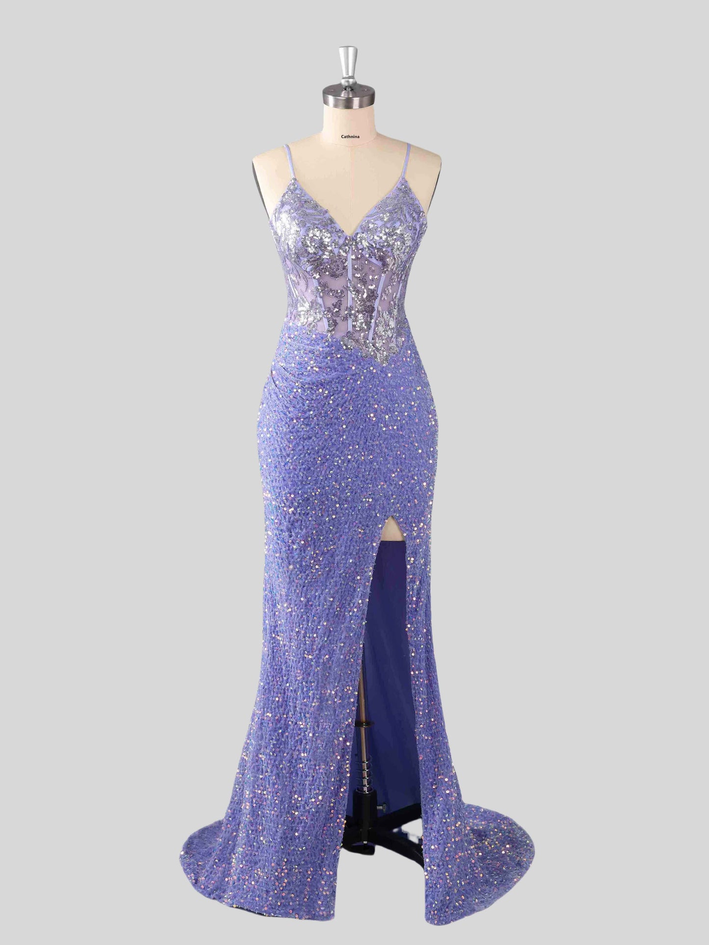 Valeria Sexy Trumpet/Mermaid Prom Dresses with Beading Sequins