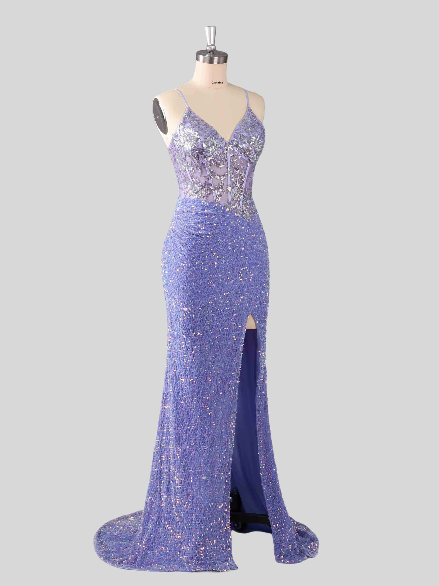 Valeria Sexy Trumpet/Mermaid Prom Dresses with Beading Sequins