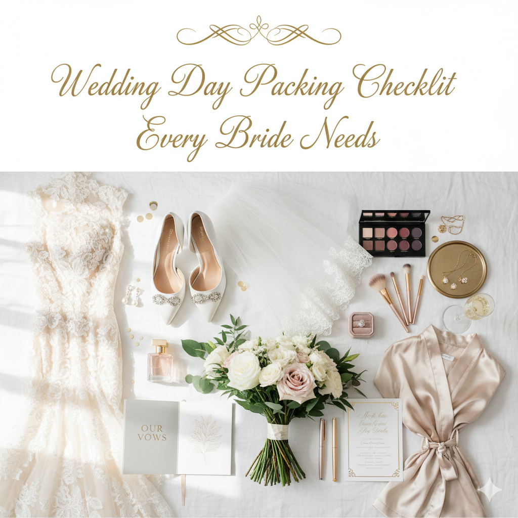 Wedding Day Packing Checklist Every Bride Needs