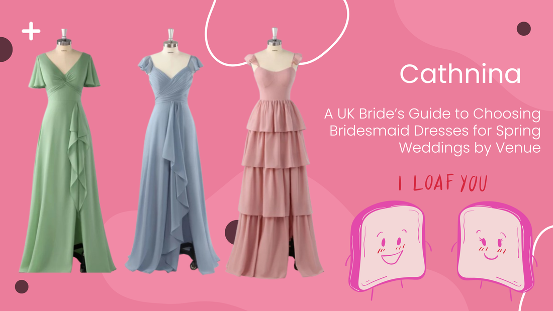 A UK Bride’s Guide to Choosing Bridesmaid Dresses for Spring Weddings by Venue
