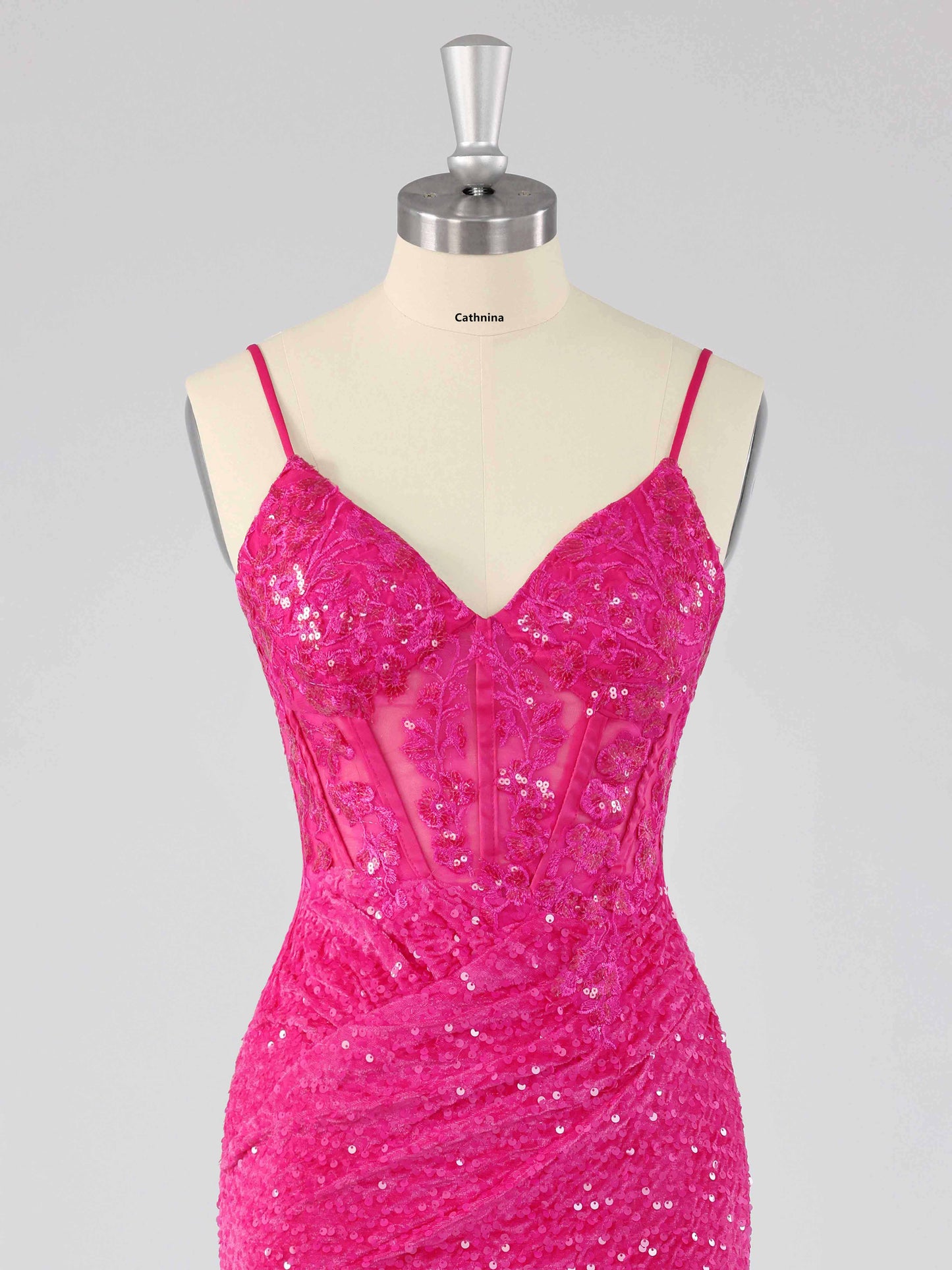 Belor V-Neck Mini Sequin Homecoming Dresses with Slit