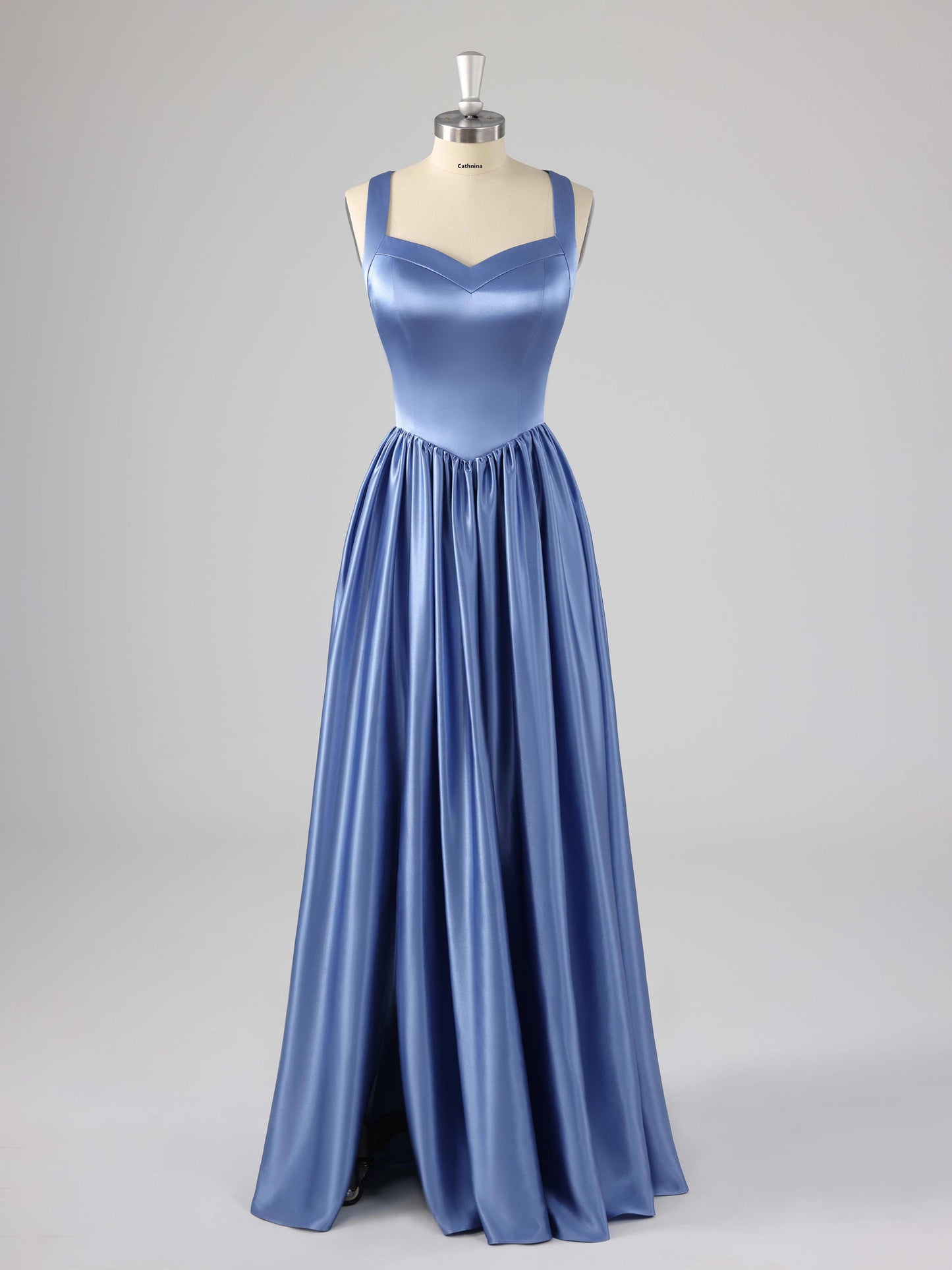 Liryn Stylish Sweetheart Neckline Bridesmaid Dresses with Slit