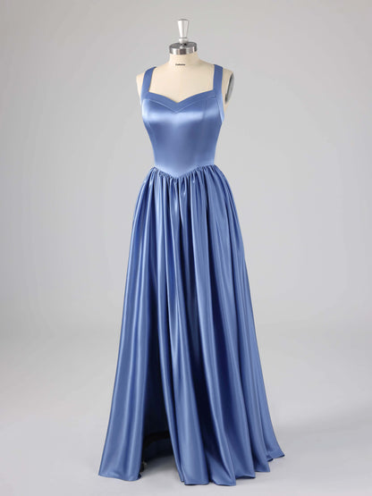 Liryn Stylish Sweetheart Neckline Bridesmaid Dresses with Slit