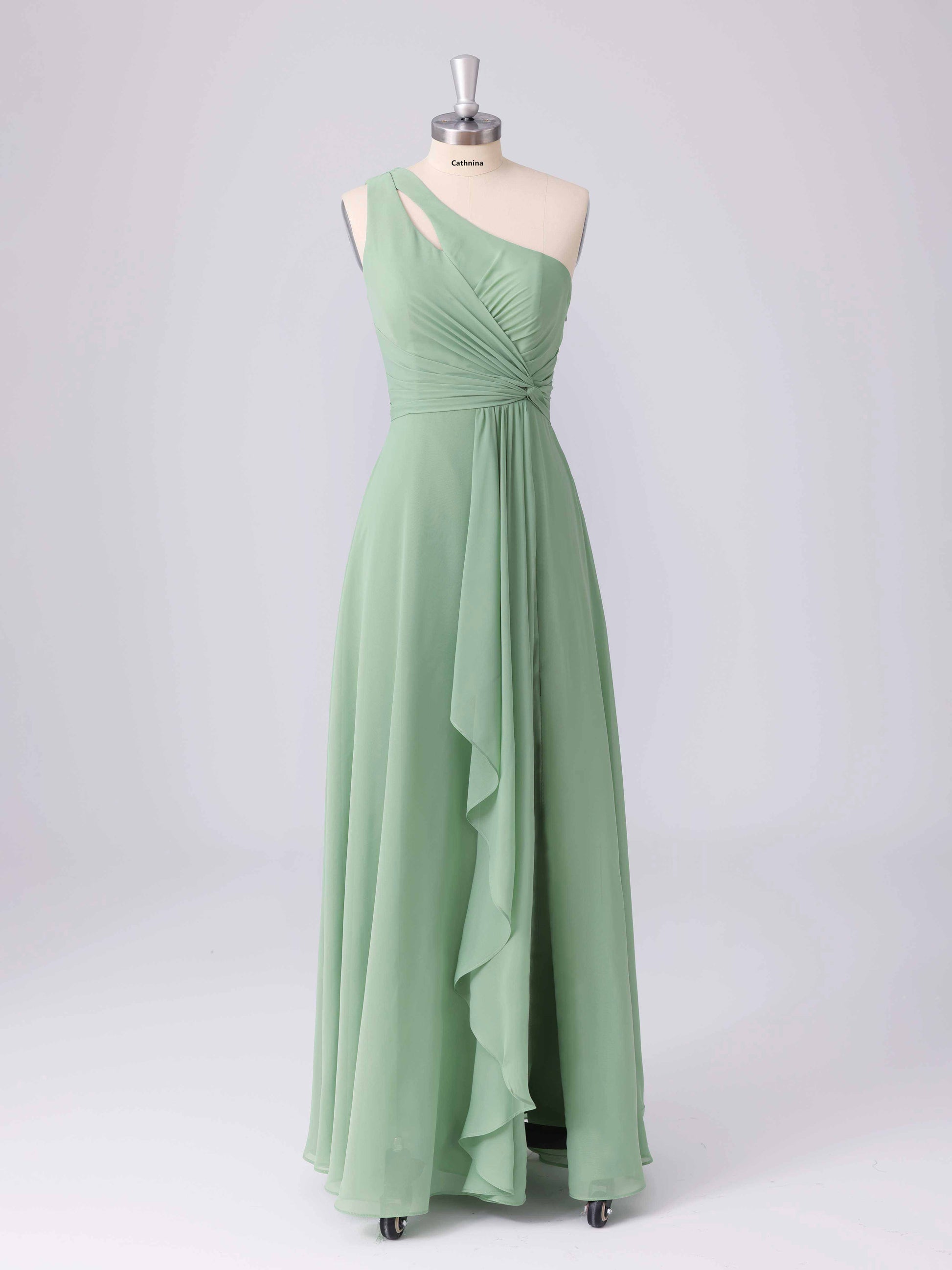 Lunara A-line One Shoulder Ruffles Chiffon Bridesmaid Dresses Cathnina.co.uk Lunara A-line One Shoulder Ruffles Chiffon Bridesmaid Dresses Cathnina.co.uk