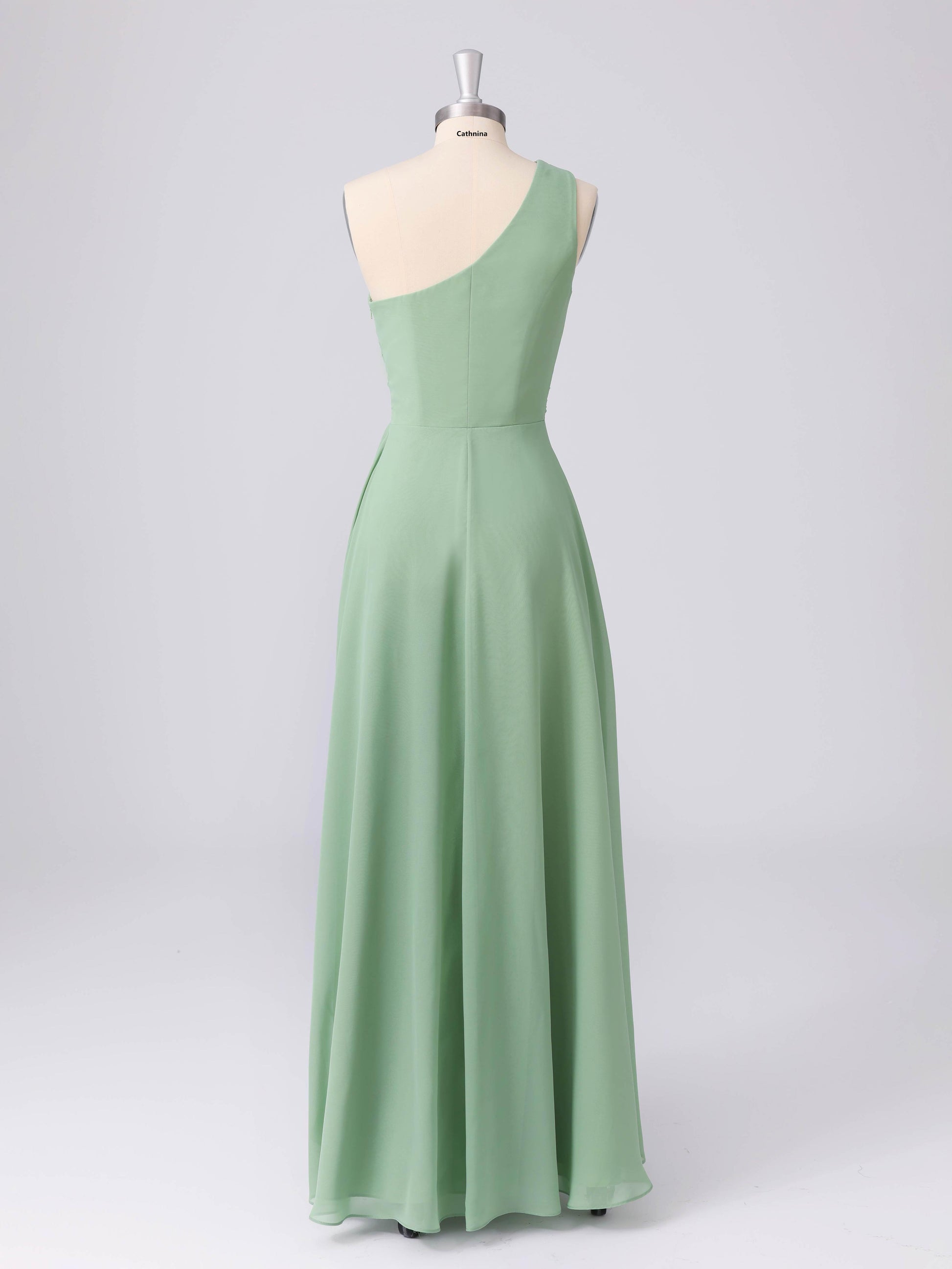 Lunara A-line One Shoulder Ruffles Chiffon Bridesmaid Dresses Cathnina.co.uk Lunara A-line One Shoulder Ruffles Chiffon Bridesmaid Dresses Cathnina.co.uk