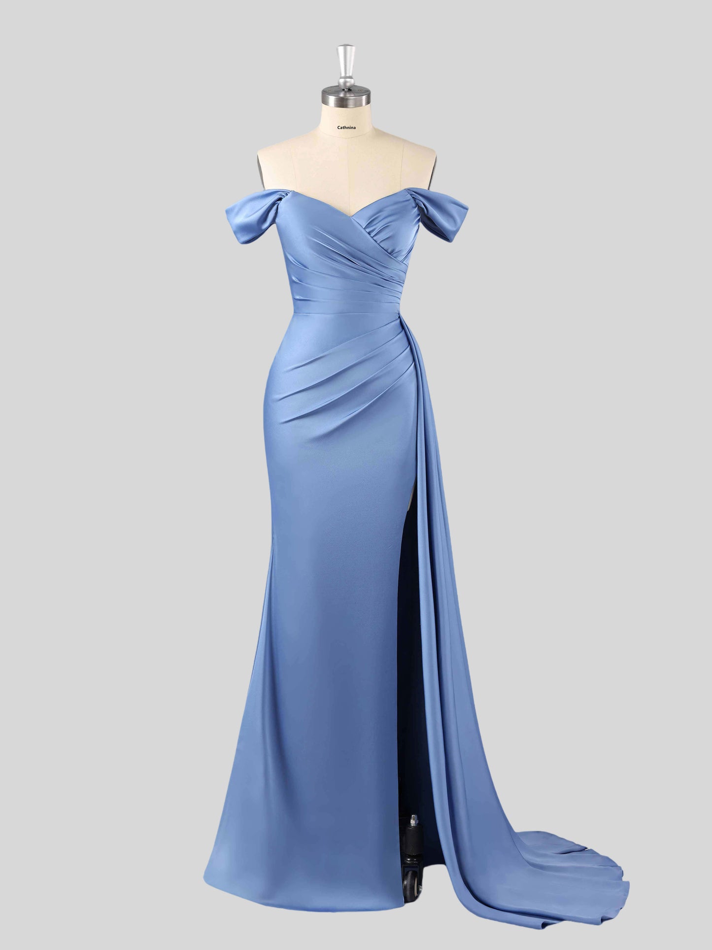 Vivian Trumpet/Mermaid Off-The-Shoulder Formal Dresses